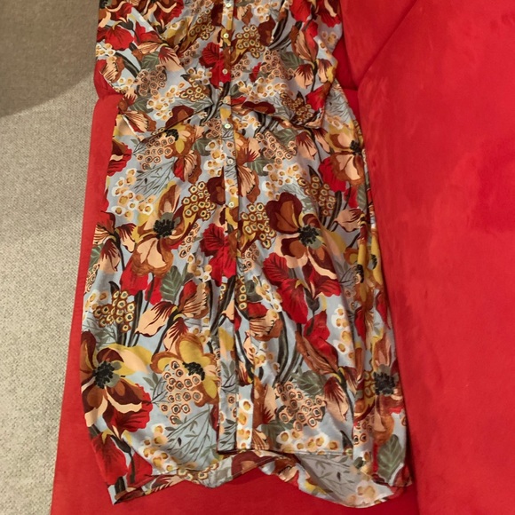 Zara Dresses Zara Satin Effect Print Dress Poshmark